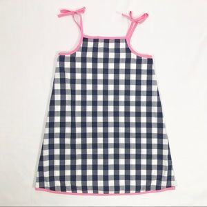 Hanna Andersson Pillowcase Dress Checked Squares